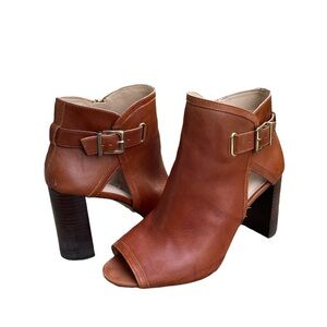 Essex Lane Colina Leather‎ Upper Booties Size:10